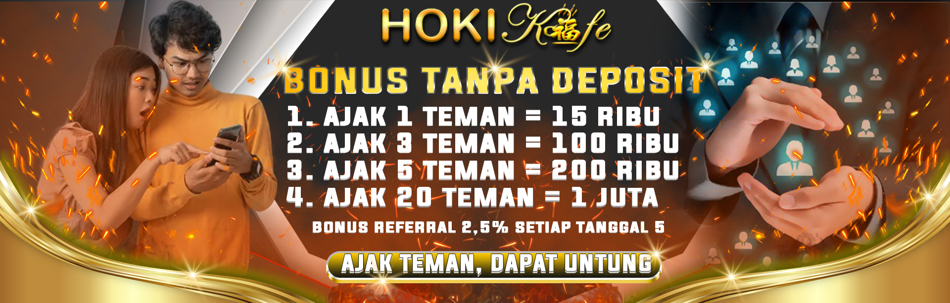 BONUS TANPA DEPOSIT