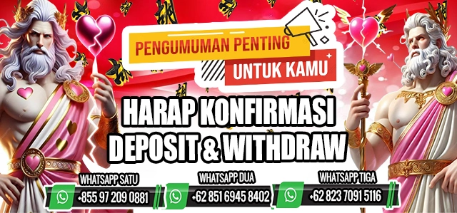 KONFIRMASI DEPOSIT DAN WD
